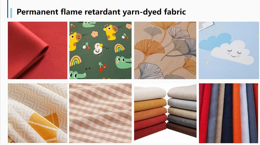 Polyester Flame Retardant Fabric for Garment Apparel Furniture Car Interior