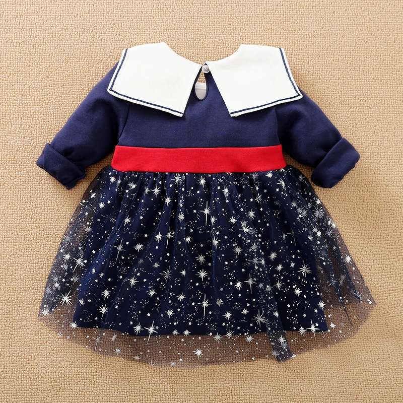 Baby Girl Dress 2020 New Style Princess Style with Long Sleeve for Spring or Autumn