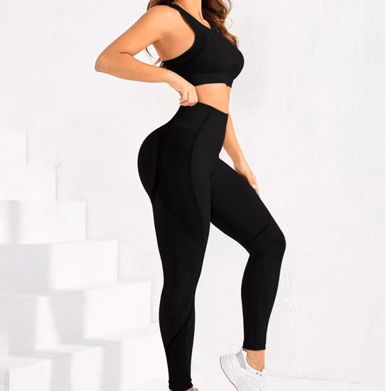 캐주얼 숙녀 소녀 Loungewear 파자마 여성 격자 무늬 바지 3PCS 여성용 한국 잠옷