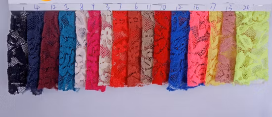 2019 의류 도매용 실제 실크 자수 레이스 원단