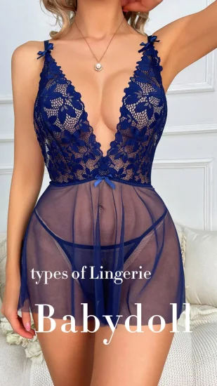 세트 Nuisette Femme Longue Dentelle 여성 Halterneck Chemise 드레스 내실 나이트 가운 섹시한 란제리 레이스 Babydoll 메쉬 잠옷